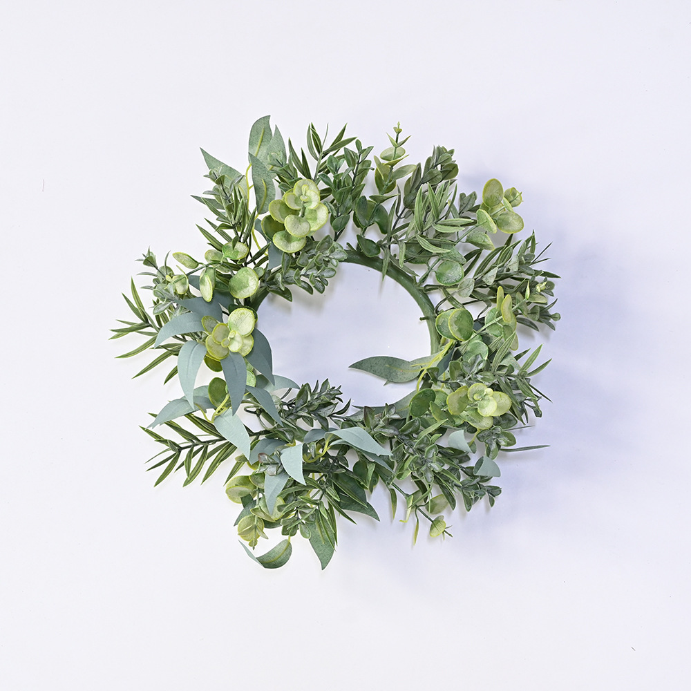 2025 Amazonas transfronterizas rama de cedro vela guirlanda de flores decoración de mesa de navidad del restaurante accesorios de fotografía