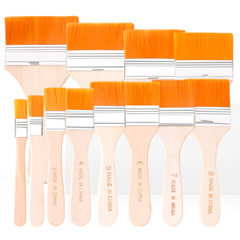 Factory direct supply nylon hair painting brush barbecue painting board brush gouache oil painting brush paint brush dust brush wholesale