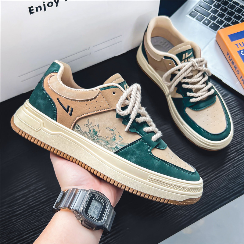 Men's Shoes 2022 New Autumn Breathable Men's Trendy Fashion All-match Youth Sports Casual Sneakers Men's Trendy Shoes