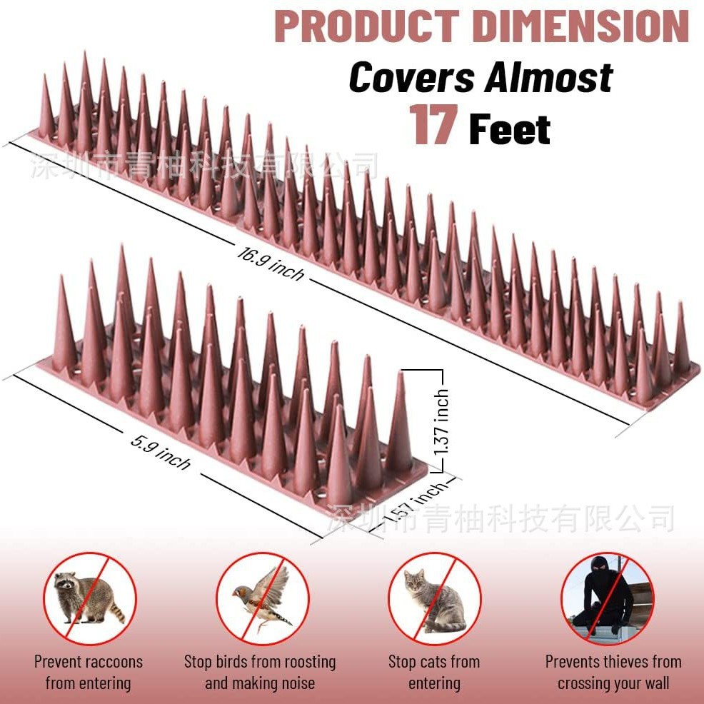 Púas Repelentes de Aves de 43cm en Caja de 12 Colores, para Protección Anti-Robo y Anti-Gato en Equipos de Energía image 4