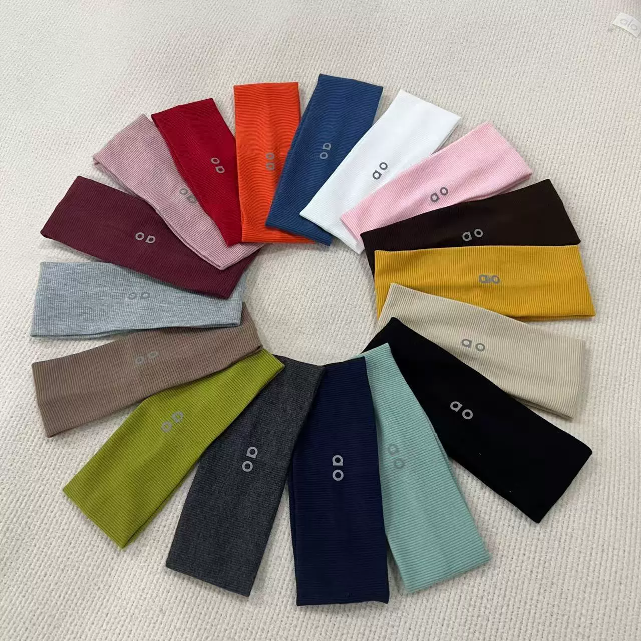 knitted travel headband for yoga, elastic non-slip antiperspirant for gym, (Cross-border trading)