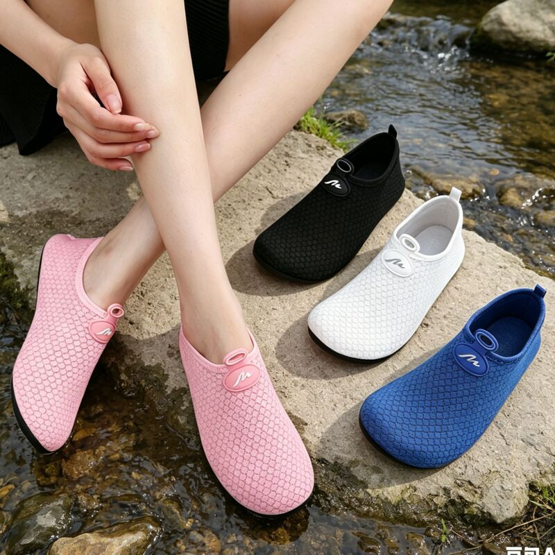 Outdoor Beach Shoes, Water-Resistant Quick-Dry Creek-Tracing Shoes, Thin-Soled Soft-Soled Shoes and Socks, Indoor Home Fitness Yoga Shoes