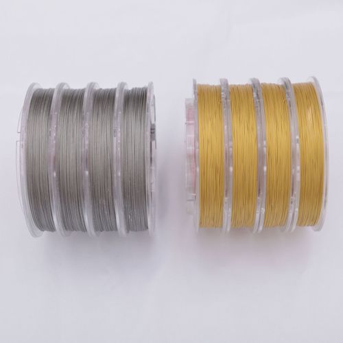 Japanese FLEXY7 gold wire soft wire steel wire diy hand beads pearl crystal bracelet necklace bead wire accessories