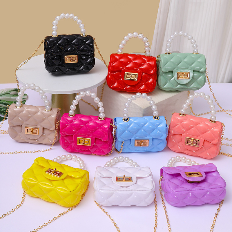 Change Single Shoulder Southeast Asia Foreign Trade Small Bag Portable Candy Bag Color Girl Southeast Bag Crossbody Chain Jelly