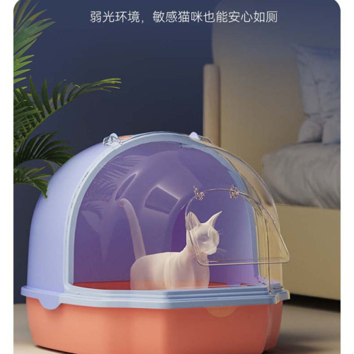Cat litter box extra large fully semi-enclosed drawer-type cat toilet deodorant anti-splash cat litter box cat supplies