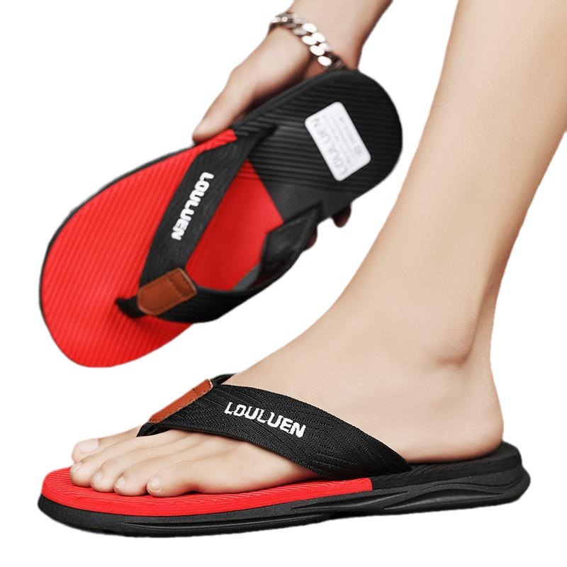 Chanclas para hombre 2025 verano nuevo estilo de gran tamaño antideslizante al aire libre chanclas sandalias y zapatillas de playa casuales para hombre
