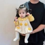 立体周岁女童婴儿花苞裙