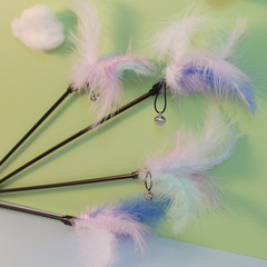 New Cat Wand Direct Manufacturer Sale Long Feather Fairy Cat Wand Cat Toy Cat Wand Wholesale