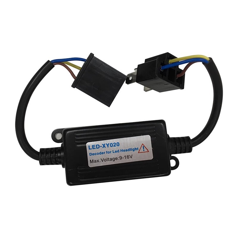 Enhanced version of car LED headlight anti-interference H3H11 H7H4 9005 decoder anti-flicker fault eliminator