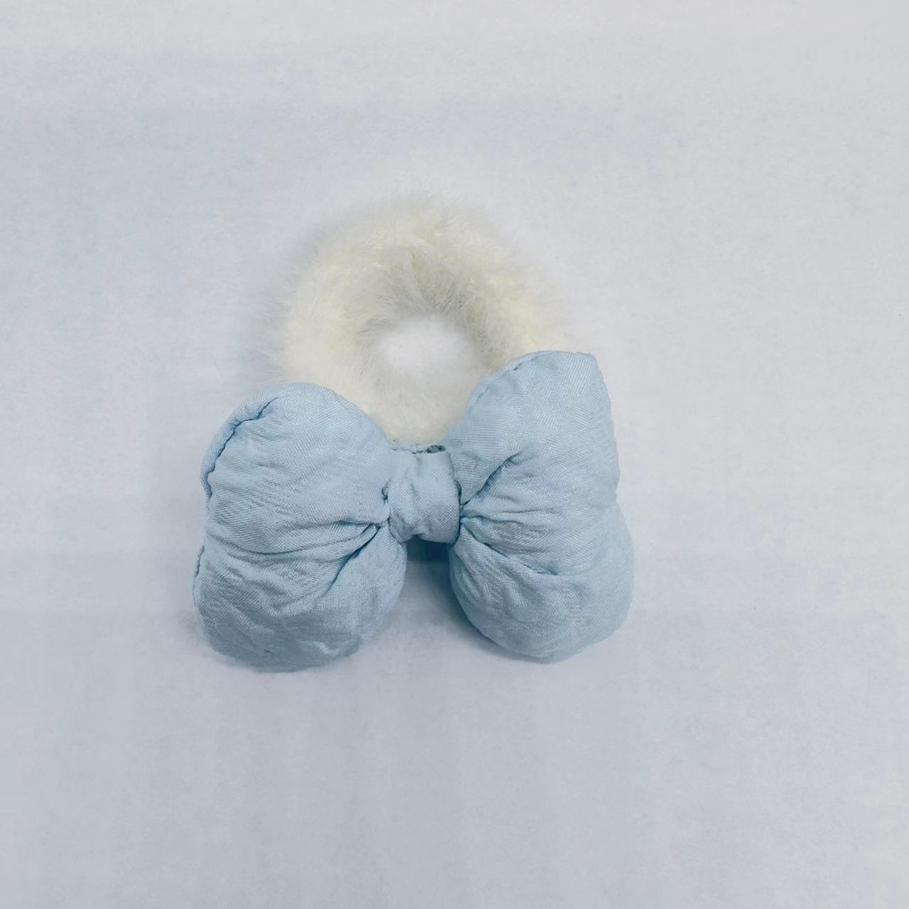 Accesorios para el cabello de los niños arco banda para el cabello Niñas Otoño e Invierno cuerda para el cabello de felpa Niña Linda tocado lazo banda de goma para el cabello