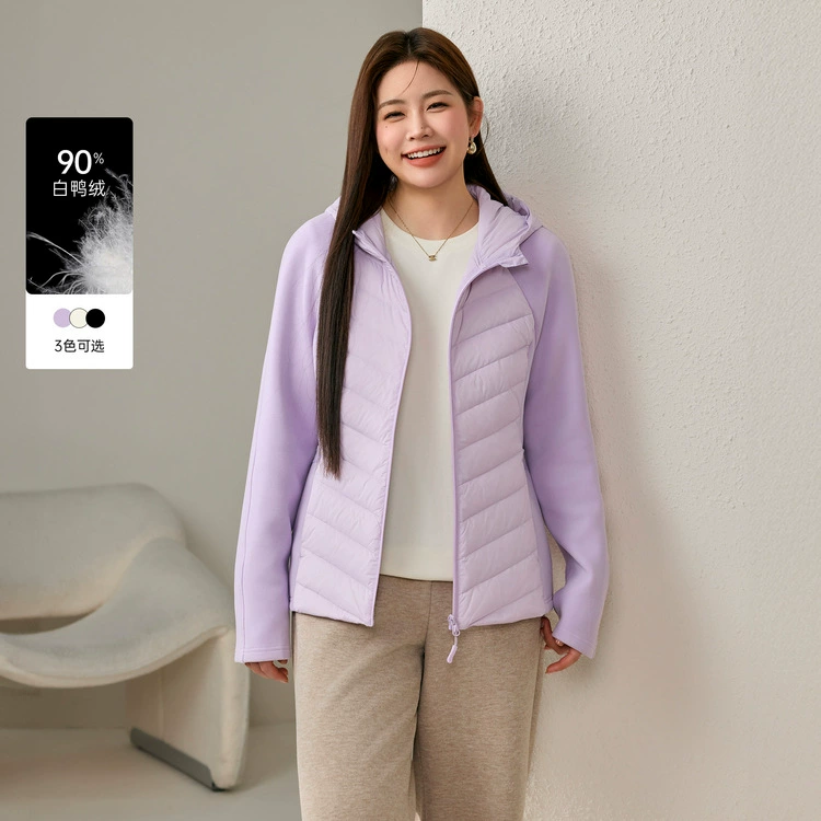 [90% утка бархат] Flavy Show женский дизайн большого размера