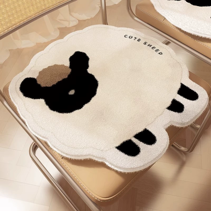 Оптовая продажа кресла плюшевая подушка мультяшный ягненок экзотической формы можно мыть зимой