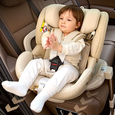 Hagaday Hakada Safety Seat for Infants and Children Aged 0-12, Suitable for Car Use, with Ventilation