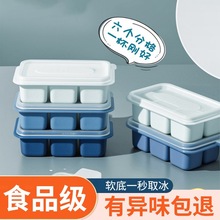 冰块模具家用硅胶软冰箱制冰盒子婴儿辅食冷冻冰球迷你小冰格