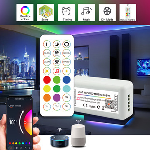 �¿��pģRGBW�T�f������2.4G�o��24�Ituya RGBW������app�������r