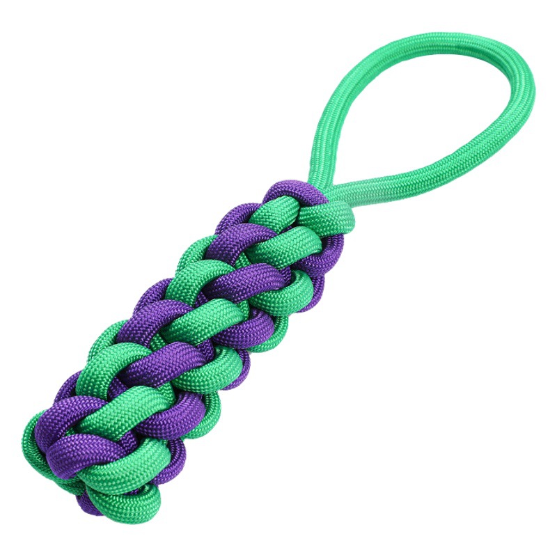 Juguete de Cuerda Trenzada para Perros de Cuerda de Algodón para Limpieza Dental