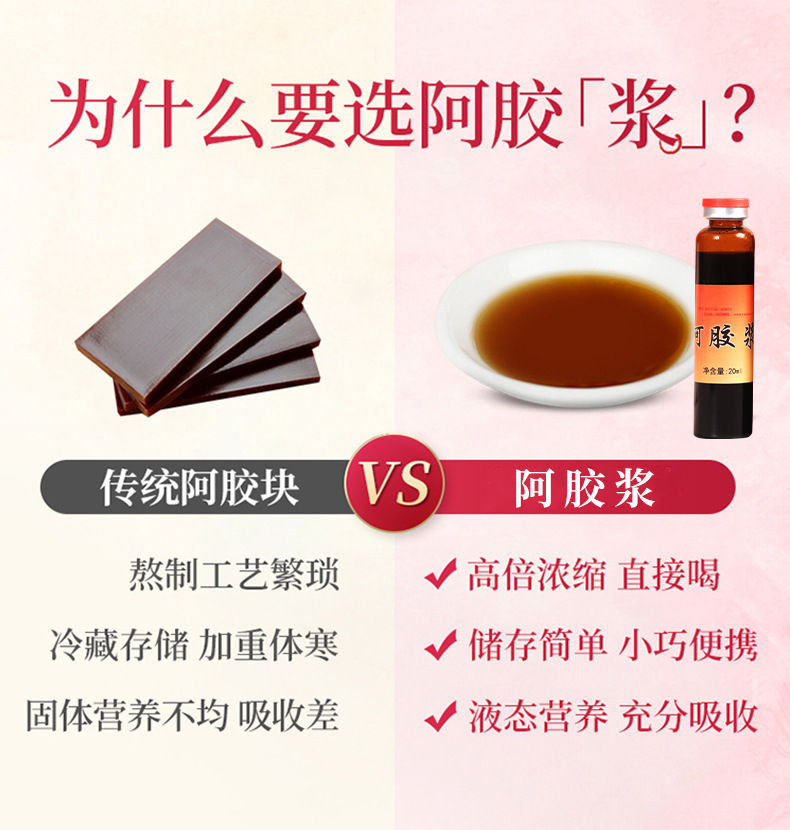 Ejiao Huangjing Ginseng Oral Liquid 240ml Herbal Wellness Drink Ready to Eat preparation
