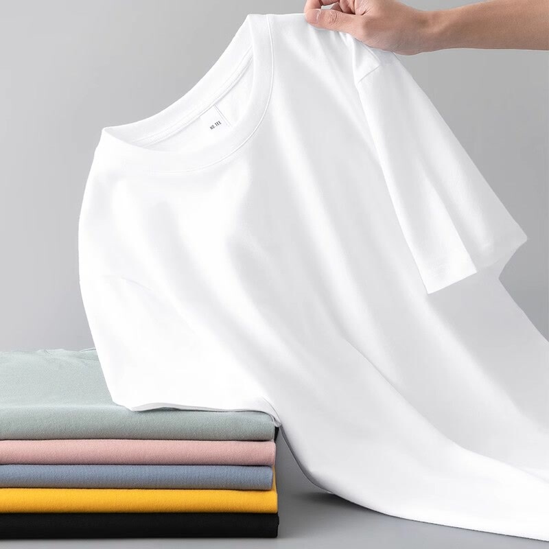 9.9 Cheap Thin Ice Silk Short Sleeve T-Shirt for Men, New Summer Solid Color Non-See-Through Round Neck Loose Versatile Base Shirt 9.9 Cheap Thin Ice Silk Short Sleeve T-Shirt for Men, New Summer Solid Color Non-See-Through Round Neck Loose Versatile Base Shirt