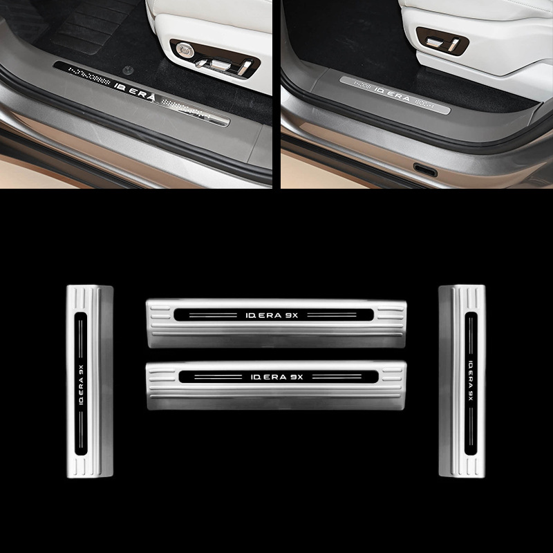 Suitable for Volkswagen Id.Era 9X Stainless Steel Threshold Strip Modification, Welcome Pedal, Trunk Rear Guard Plate, Tailgate