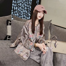 秋装搭配一整套新中式国风女装套装气质感刺绣上衣裤子两件套