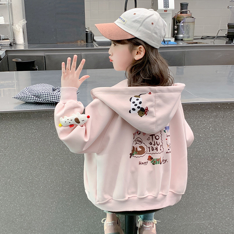 女童外套春秋款2025新款儿童洋气时髦网红棒球服春装女孩炸街上衣|undefined