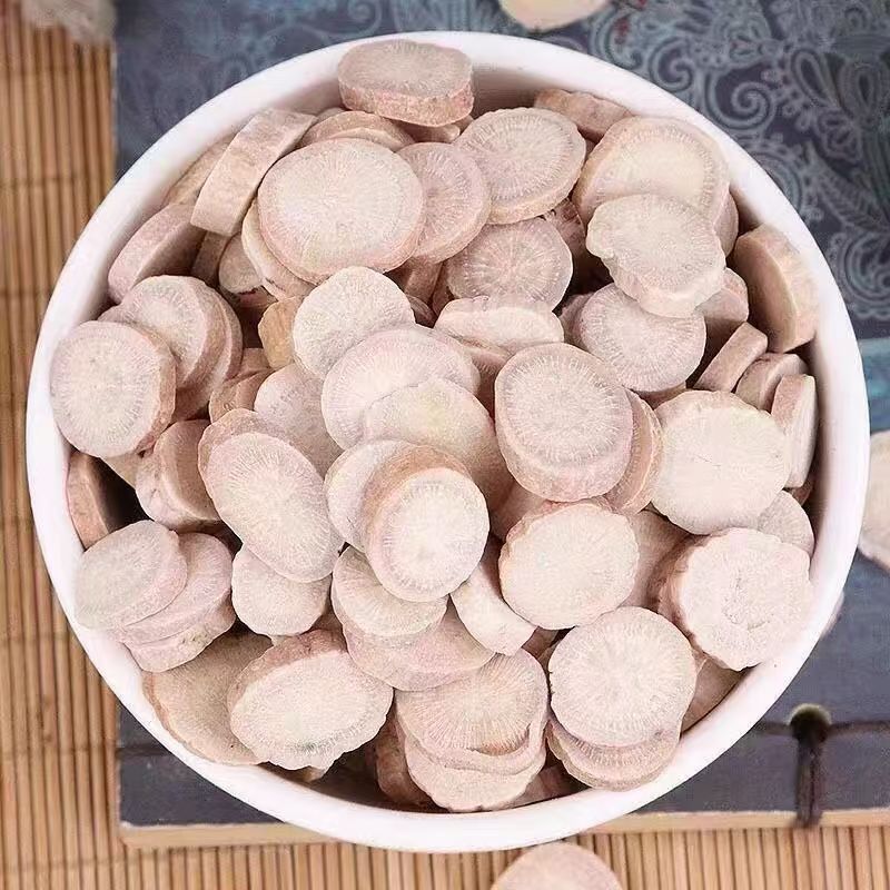 White Peony Root Slices Bai Shao 白芍 Sulfur-Free Dried Herb for Decoction and Powder overview