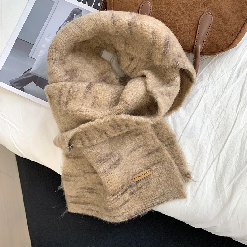 2025 bufandas coreanas nuevas bufandas calientes y suaves bufandas de dama bufandas de lana de punto bufandas al por mayor