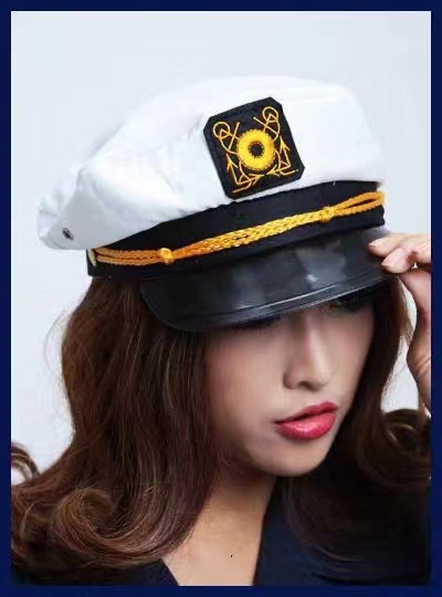 흰 모자