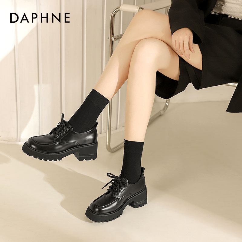Giant Light and Comfortable ~ 2024 New Style Full Leather Thick-soled Four Seasons Loafers Small Leather Shoes Instagram All-match College Style Giant Light and Comfortable ~ 2024 New Style Full Leather Thick-soled Four Seasons Loafers Small Leather Shoes Instagram All-match College Style