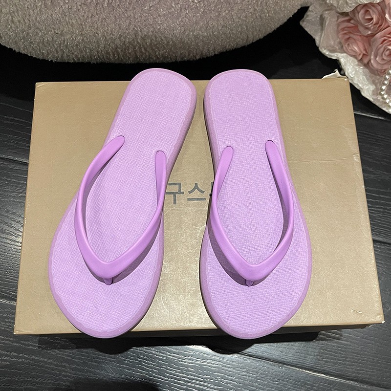 Chanclas simples de gama alta para mujer verano 2023 nuevas celebridades populares de Internet chanclas al aire libre zapatillas antideslizantes