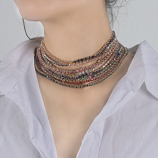 wholesale acrylic color matching necklace Nihaojewelry