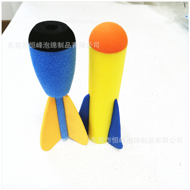 Pearl cotton EVA fit small rocket cone punch red EVA bullet toy accessories fire arrow
