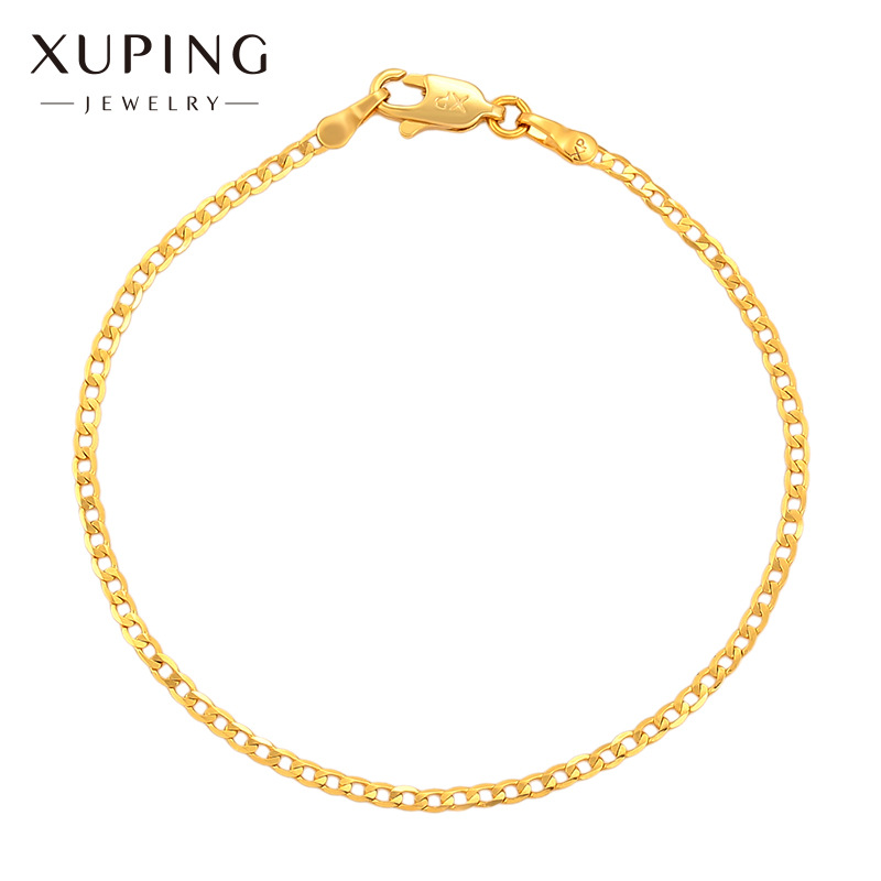 Pulsera con eslabones entrelazados – estilo minimalista chapado en oro, diseño japonés-coreano