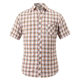 Cross-border Plaid Short-sleeved Shirt Men's Summer Casual Shirt Thin Half-sleeved Shirt Lar Youth Shirt Foreign Trade Style