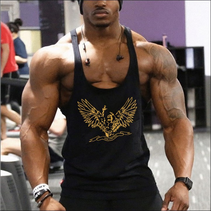 Amazon AliExpress Alas originales personalizadas impresas deportes de ocio fitness chaleco en forma de I