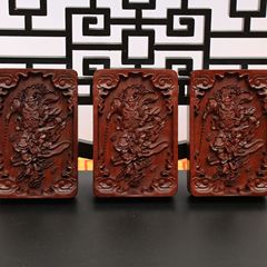 Old material lightning strike jujube wood Vulcan King Lingguan pendant pendant Ping An Wang Tianjun statue live source Taoist magic weapon