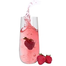 亚马逊9oz烫金边塑料香槟杯红酒杯一次性塑料镀金冰淇淋杯甜品杯