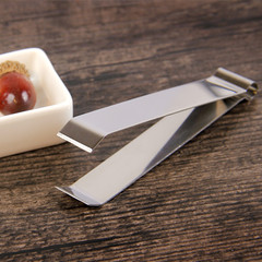 Factory direct sales stainless steel household hair plucking clip fish bone clip kitchen multi-functional duck feather clip pig hair clip fish bone tweezers