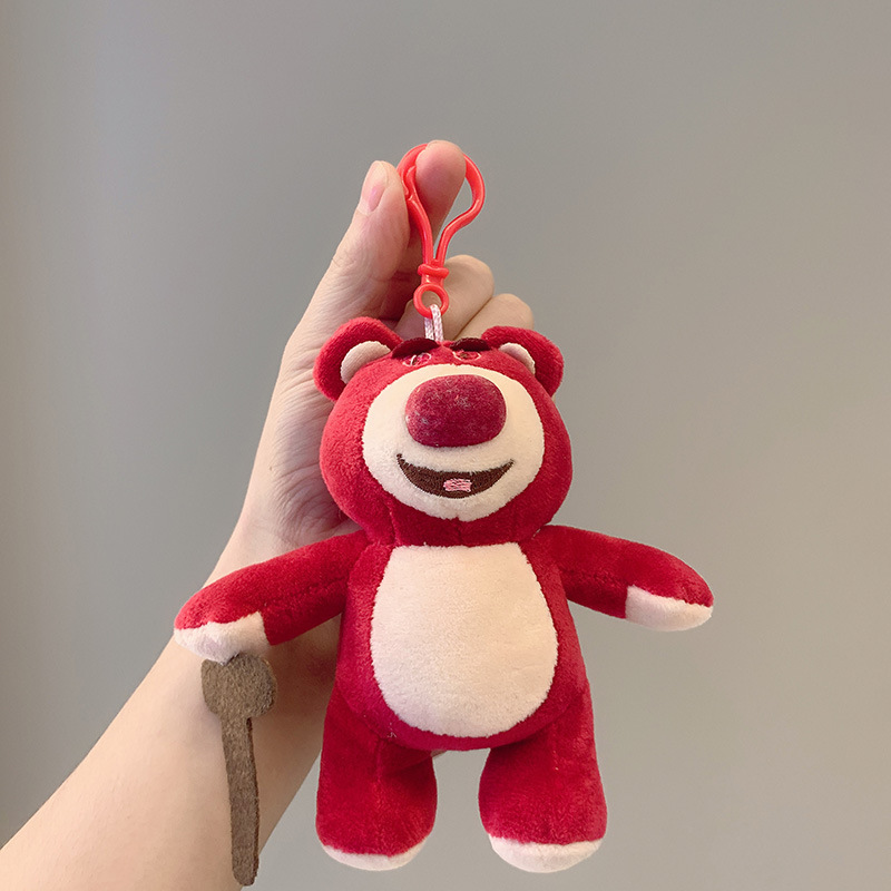 ぬいぐるみのかわいいアクセサリーのぬいぐるみのペンダント卸売りのおもちゃの子供のかばんの漫画の子供の鍵は子供の機械をつかみます。