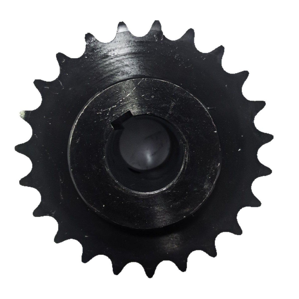 Sprocket manufacturer has a large stock of 45 steel A3 high-precision finished hole sprockets in various specifications, high-frequency hardened and blackened