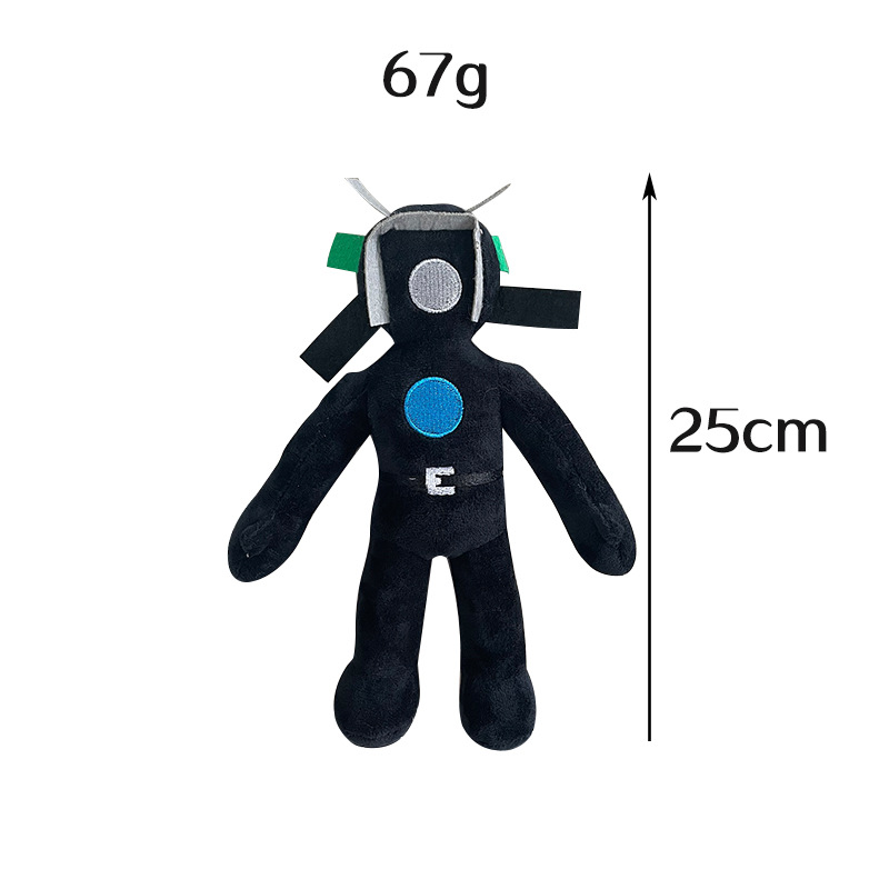 Cross-border Skibidi aseo persona Speakerman jefes Persona de audio relleno muñeca lote. Cabello