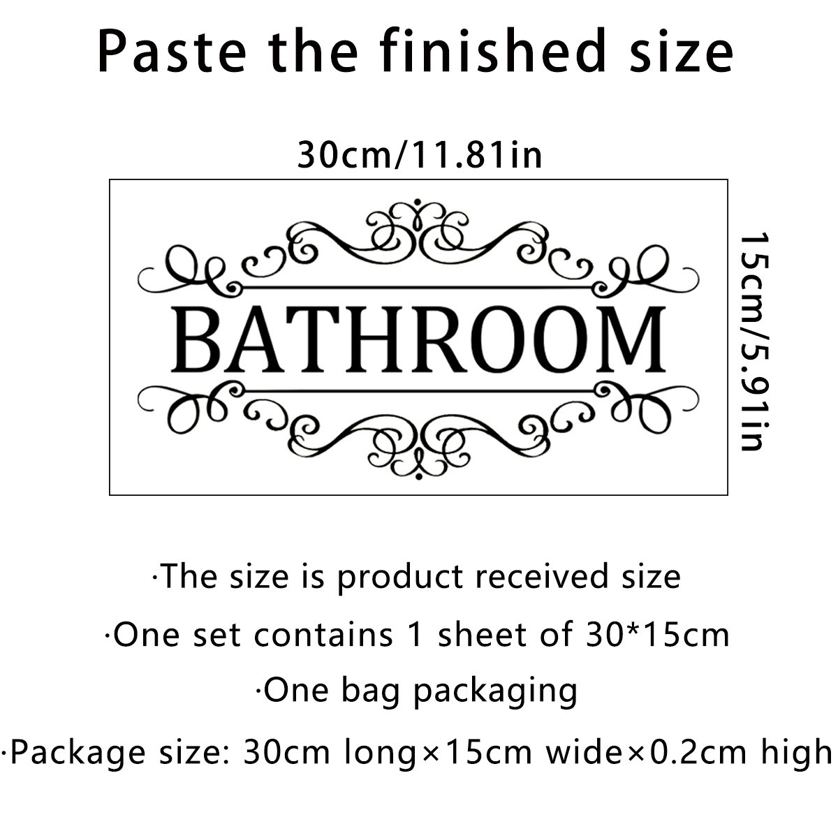 Bathroom Wall Sticker Image 1