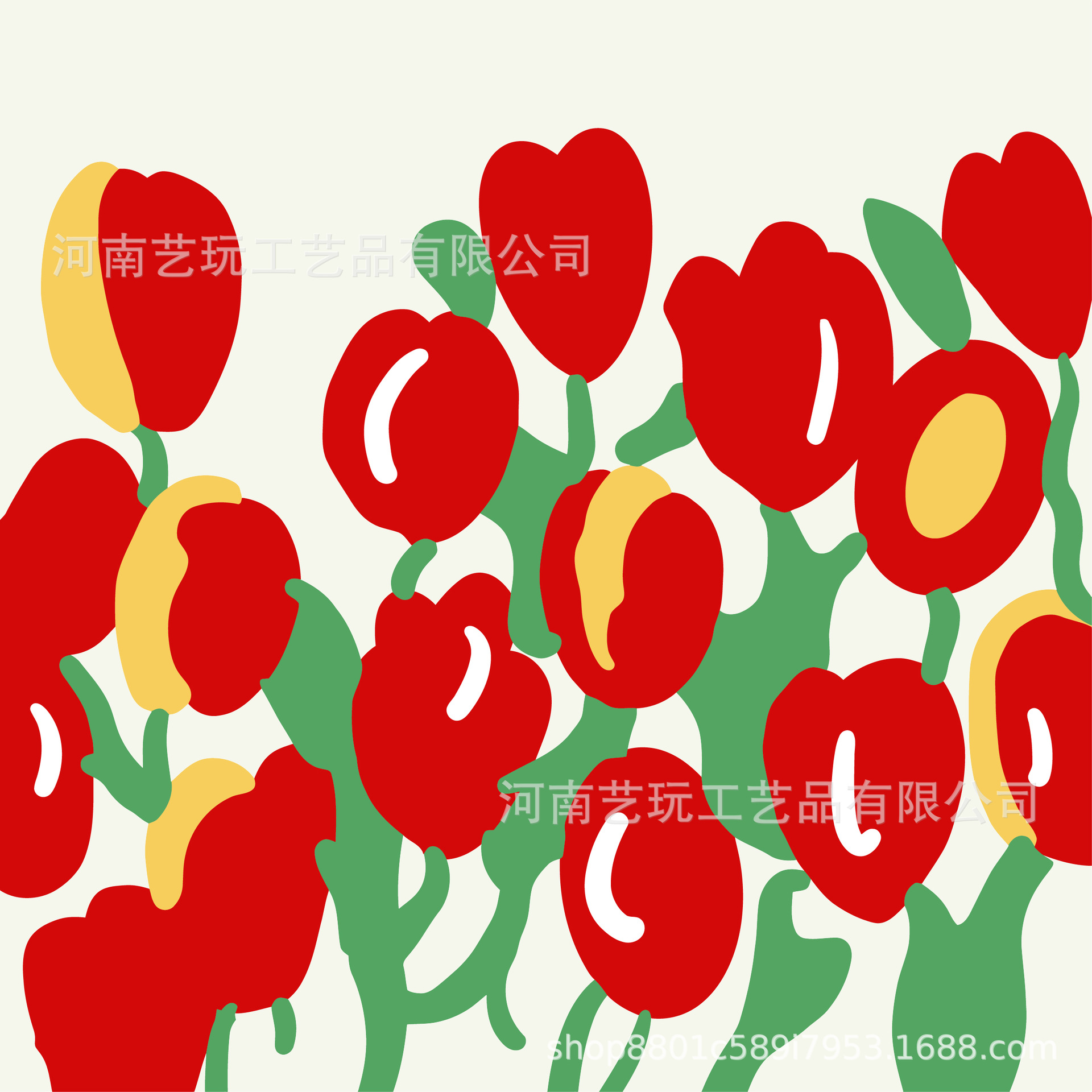 MQH20-092 / 20*20cm（实木内框+画布+毛球材料包）