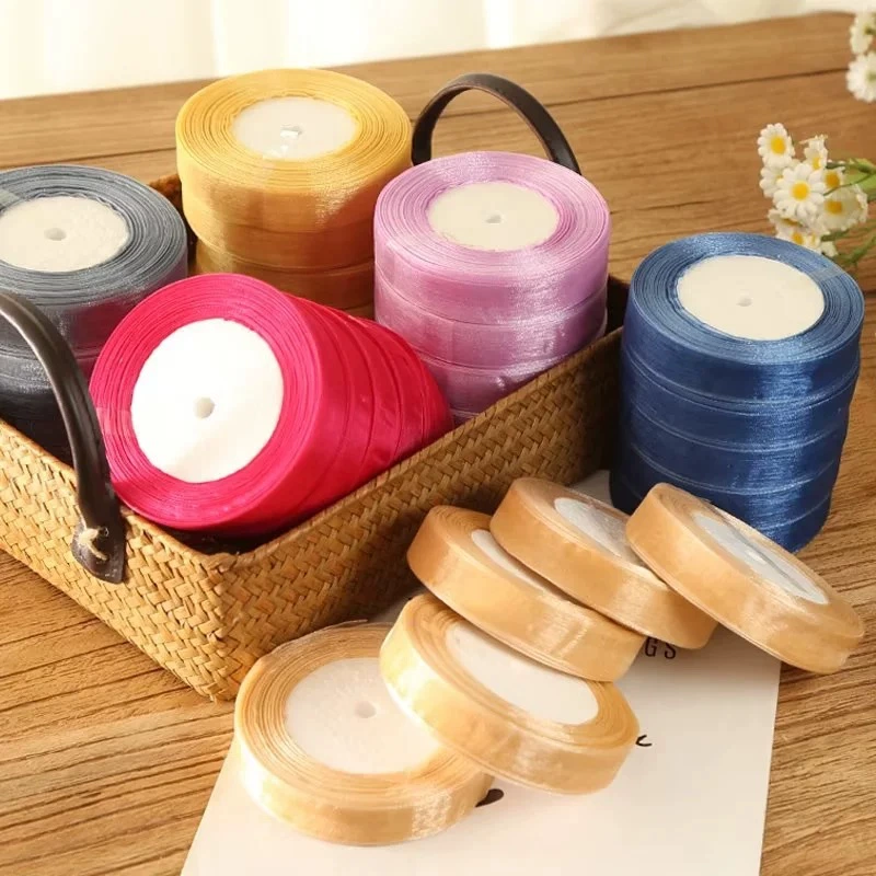 2,0 см летняя крючок шляпа бесшовная Лента Пряжа шифоновый крючок шляпа лента шерстяная тканая шляпа от солнца