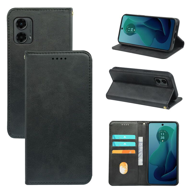 Suitable for Moto G56 5g Mobile Phone Case Edge 60 Fusion/G86 Calfskin Flip Phone Leather Case