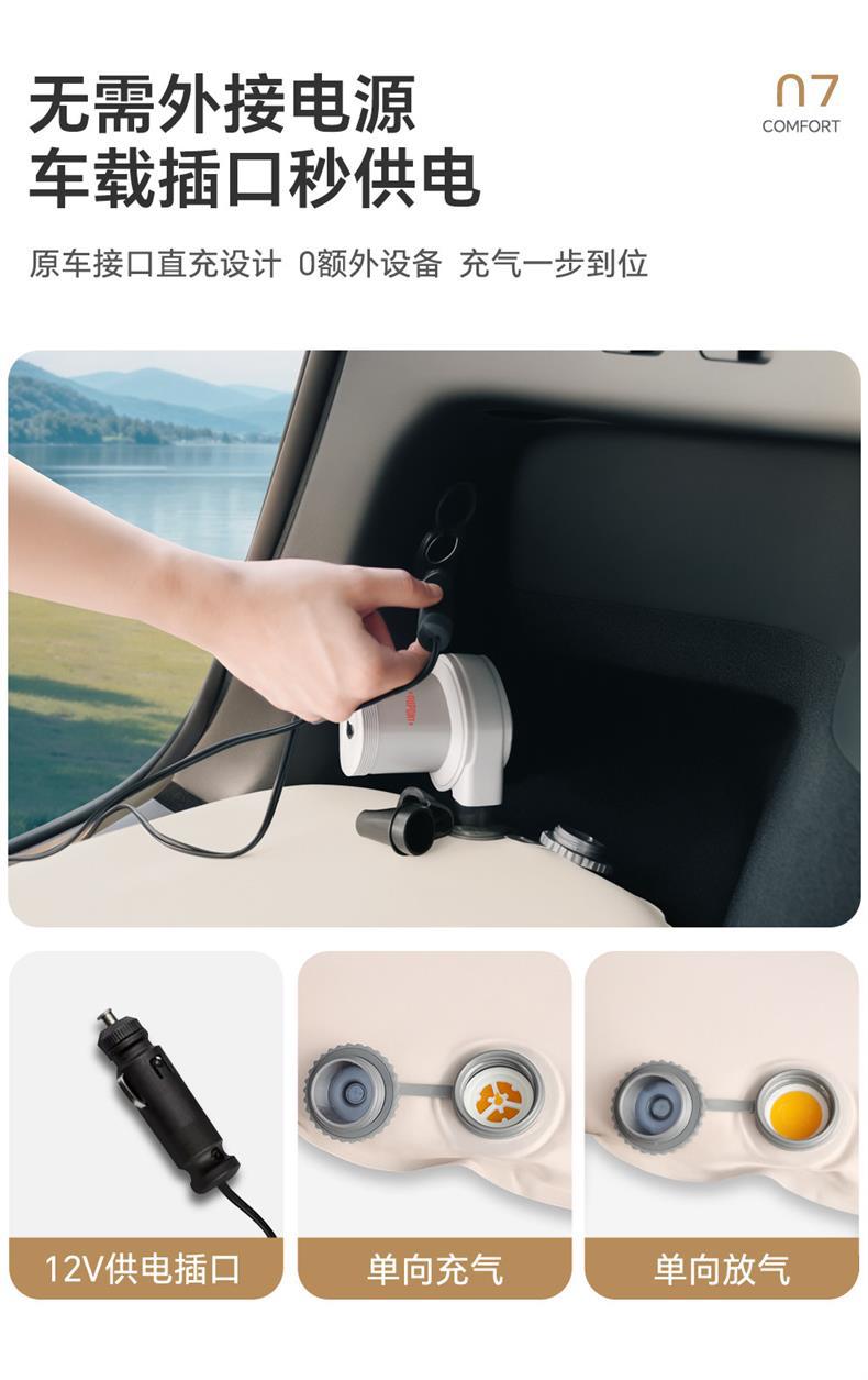Dupont Mkcamp Tesla Modely Mattress Special Self-Inflating Sponge Car Mattress Car Rear Seat Sleeping Pad
