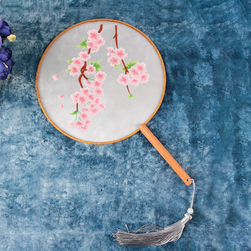 Bordado DIY auto bordado a mano principiante material de ventilador de banda banda banda de bordado cinta de bordado bolso de bordado su