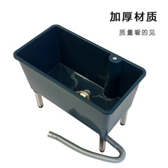 批发加厚塑料拖把池家用洗手池洗碗水槽加深窄边拖把盆阳台墩布池