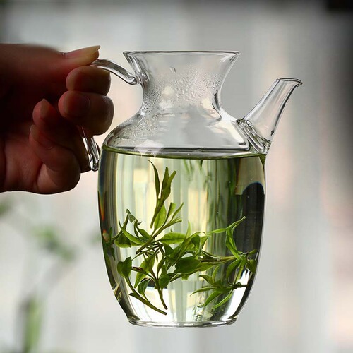 Imitation Song Dynasty glass pot Song tea pot special tea set for making green tea, one person small teapot holding pot household tea infuser tea cup