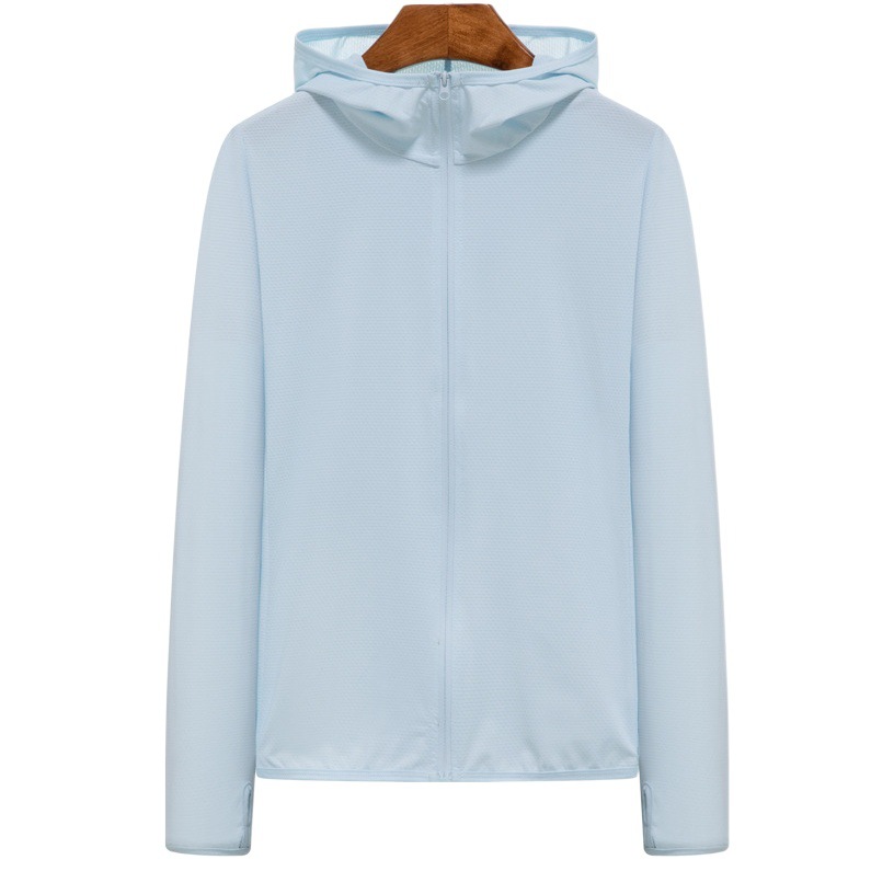 Ice Silk Sun Protection Clothing for Women in Summer, Thin, Breathable, Anti-Uv, Simple Sun Protection Clothing, Men's Skin Windbreaker, Custom Printed Logo